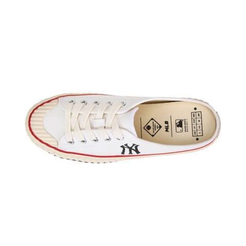 Giày Sneaker Thời Trang Nam Nữ Mlb Playball Origin Mule New York Yankees ''White'' 32shs1011-50w - Hàng Chính Hãng