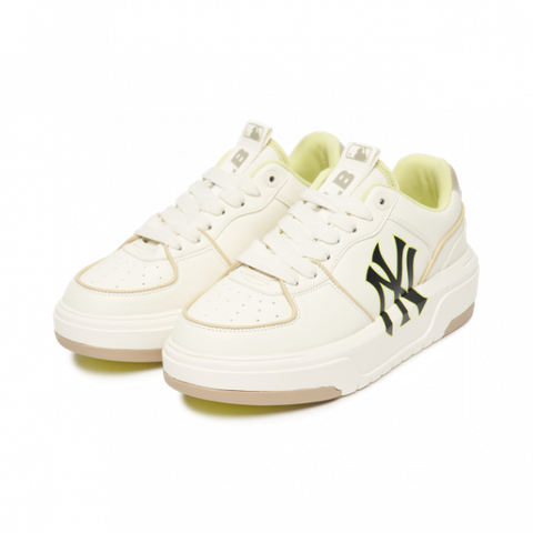 Giày Sneaker MLB Chunky Liner White Brown 3ASXCA12N-50BGS - Hàng Chính Hãng
