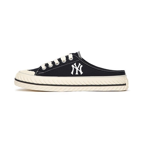 Giày Sneaker MLB Nam Nữ Mule Playball Origin New York Yankees 3AMUUA11N-50BKS - Hàng Chính Hãng