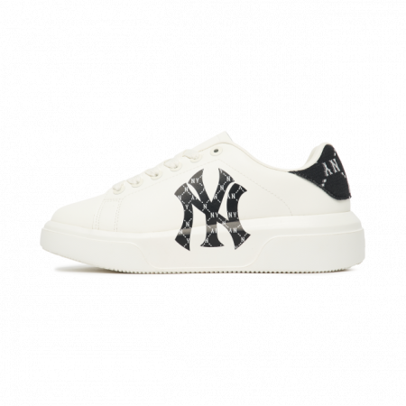 Giày Sneaker MLB Nữ Chunky Classic Heel Dia Monogram New York Yankees 3ASXAM82N-50BKS - Hàng Chính Hãng