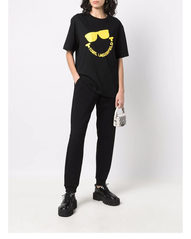 Áo Thời Trang Karl X Smileyworld® T Shirt | Karl Lagerfeld Collections  221M1752 - Hàng Chính Hãng