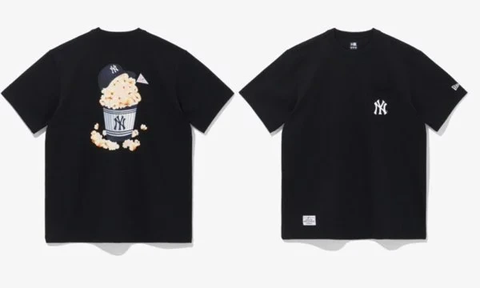 Áo Thời Trang Áo Thun Nam Nữ New Era X Mlb Ny Cheering 