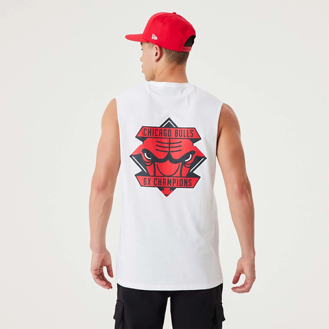 Áo Thể Thao Hè Lỗ Newera Chicago Bulls Nba 6x Championship “White” Tank Top 60332286 – Hàng Chính Hãng