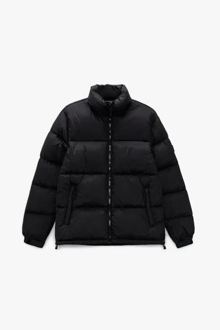 Áo Phao Zara Ripstop Puffer Jacket “Black” 6985/316 - Hàng Chính Hãng