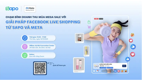 Sự kiện: Chạm đỉnh doanh thu mùa Mega Sale với Giải pháp Facebook Live Shopping hoàn toàn mới