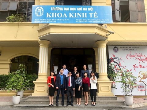 Trường Đại học Mở Hà Nội tiếp đón đoàn khảo sát VECOM