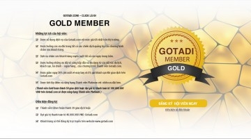 Gotadi tặng thẻ thành viên hạng Gold cho hội viên VECOM