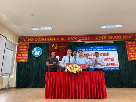 Lễ ký kết thảo thuận hợp tác VECOM - ITCU