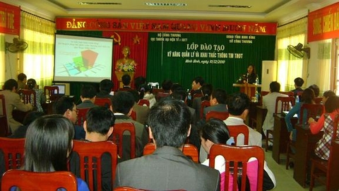 Tập huấn Kỹ năng ứng dụng TMĐT tại Ninh Bình