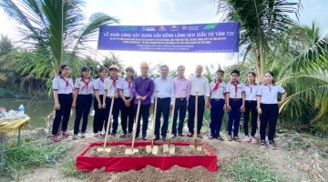 Cho đi là còn mãi ~ Lễ khởi công xây dựng cầu kênh Láng Sen tại tỉnh Bến Tre