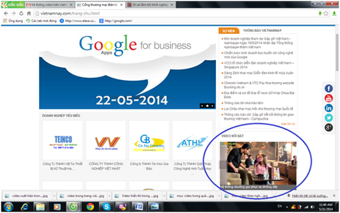 Mở kênh VIDEO giới thiệu thương hiệu và sản phẩm Doanh nghiệp trên VIETNAMNAY.COM