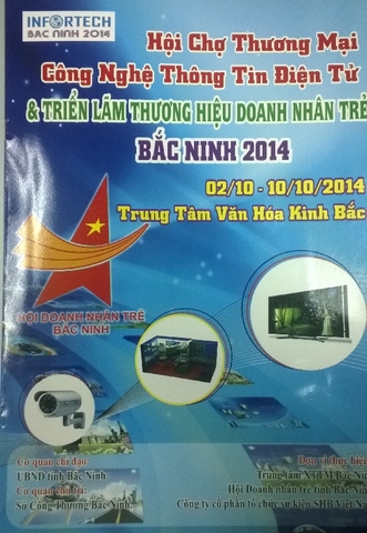 Mời doanh nghiệp tham gia Hội chợ Thương mại – CNTT điện tử và Triển lãm thương hiệu Doanh nhân trẻ Bắc Ninh 2014