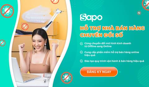 Sapo - Hỗ trợ nhà bán hàng chuyển đổi số