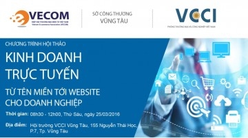 Tham dự Hội thảo: “Kinh doanh trực tuyến – Từ tên miền tới Website cho doanh nghiệp” tại Vũng Tàu