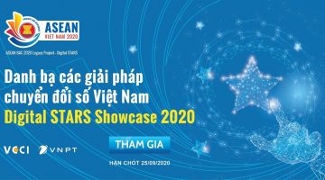 Mời tham dự Chương trình Công bố danh bạ các giải pháp chuyển đổi số Việt Nam – Digital STARS Showcase 2020