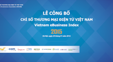 Mời tham dự Lễ Công bố Chỉ số TMĐT Việt Nam 2015