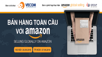 Sự kiện Bán hàng Toàn cầu với Amazon sẽ diễn ra trong tháng 9