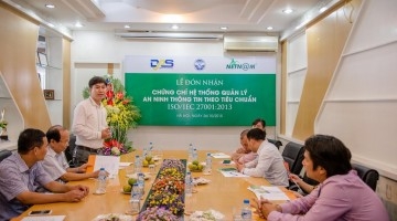 NetNam nhận chứng chỉ quản lý an ninh thông tin quốc tế