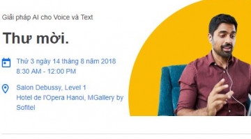 Hội thảo về giải pháp AI cho Voice và Text