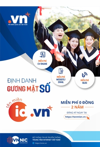 Ưu đãi phí, lệ phí đăng ký, duy trì sử dụng tên miền “.vn” tạo điều kiện cho người dân, doanh nghiệp trong các hoạt động kinh tế số, xã hội số