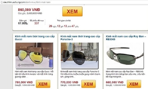 Choáng với hàng hiệu giá vài trăm nghìn đồng