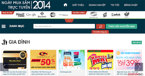 Những con số ấn tượng của online shopping mùa lễ 2014