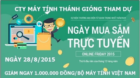Ngày mua sắm mùa Thu – Máy tính Thánh Gióng giảm giá lên đến 5 triệu đồng trên mỗi sản phẩm