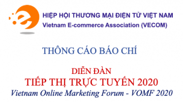 Thông cáo báo chí diễn đàn Tiếp thị trực tuyến VOMF 2020