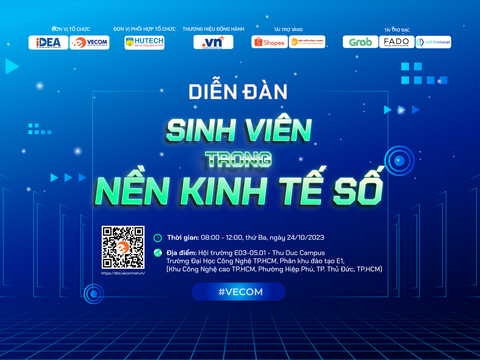 DIỄN ĐÀN SINH VIÊN TRONG NỀN KINH TẾ SỐ- HỢP TÁC GIỮA VECOM, VECOMNET VÀ 3 TRƯỜNG ĐẠI HỌC