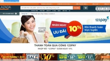 Lazada mở cổng thanh toán an toàn cho người dùng
