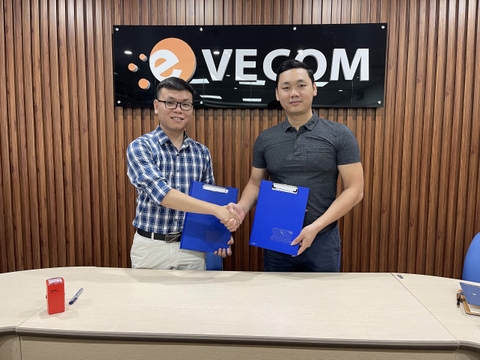 Buổi ký lễ kết thỏa thuận hợp tác giữa VECOM và Cty Cp Khoa Học Dữ Liệu (METRIC)
