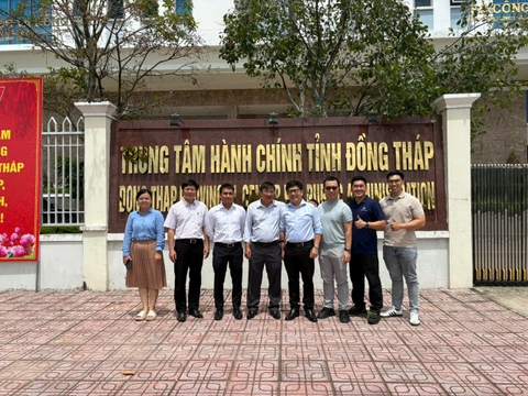 ĐOÀN CÔNG TÁC VECOM LÀM VIỆC VỚI SỞ CÔNG THƯƠNG ĐỒNG THÁP: ĐỊNH HƯỚNG PHÁT TRIỂN THƯƠNG MẠI ĐIỆN TỬ ĐỊA PHƯƠNG