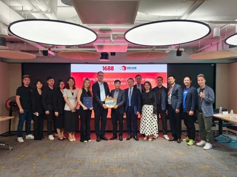 Alibaba 1688 and the Vietnam E-commerce Association (VECOM) Sign a Cooperation Agreement