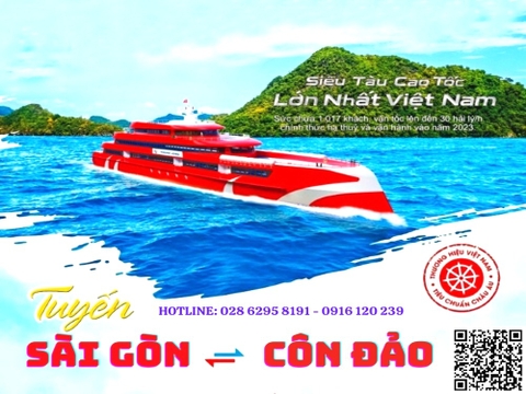 vé tàu Tp.HCM Côn Đảo, tour côn đảo