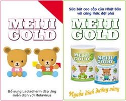 Nhà sản xuất dòng sữa bột Meiji Gold