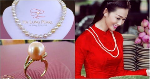 Diện ngọc trai xinh lung linh đón Tết