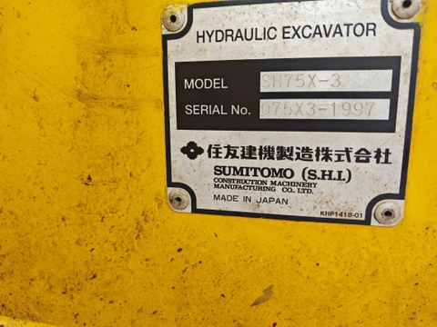 Xúc đào Sumitomo SH75-3-1997