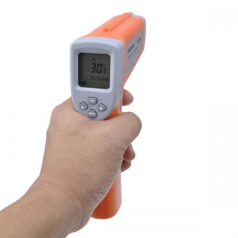 Súng Đo Nhiệt Đến 580 Độ, 2 Tia Laser Total Meter DT8580