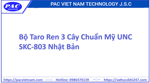 Bộ Taro Ren 3 Cây Chuẩn Mỹ UNC SKC-803 Nhật bản