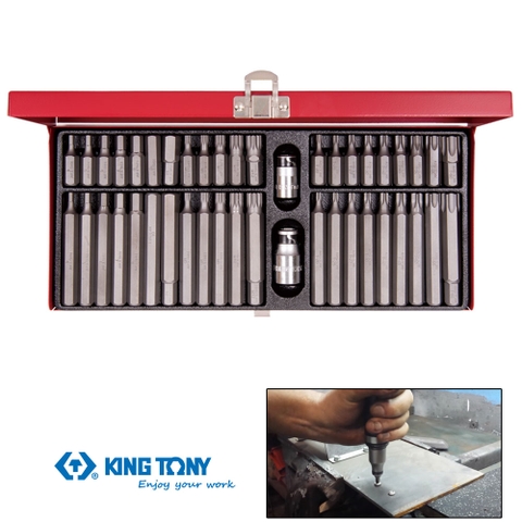 Bộ tuốc nơ vít đóng Kingtony 1044CQ 44 chi tiết