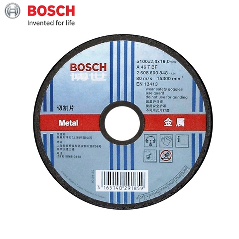 Đá cắt kim loại Bosch 2 608 600