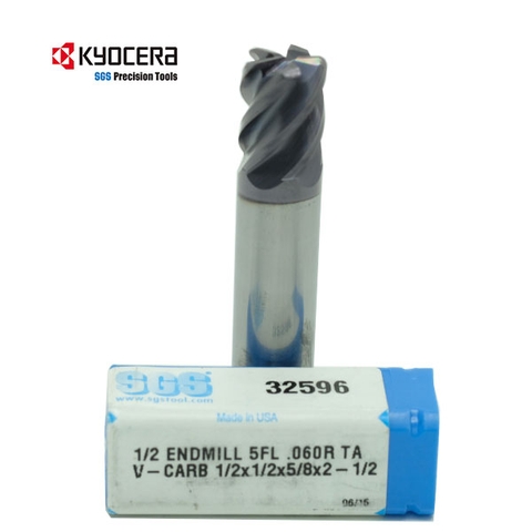 Dao Phay Bo Góc 5 me Phi 1/2 Inch KYOCERA SGS V-CARB KSP32596