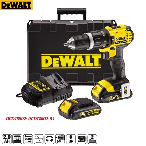 Máy Khoan Vặn Vít Động Lực Dùng Pin Dewalt DCD785D2-B1, DCD785N-KR