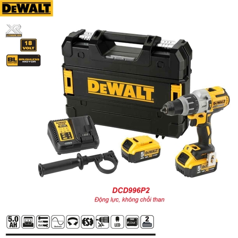 Máy Khoan Vặn Vít Động Lực Dùng Pin Dewalt DCD996 Giá Rẻ