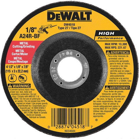 Đá cắt kim loại 100mm DeWalt DWA4520IA-B1