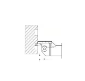 Thân dao tiện rãnh mặt đầu Kyocera KGDFR2525X50-3BS KHUYẾN MÃI
