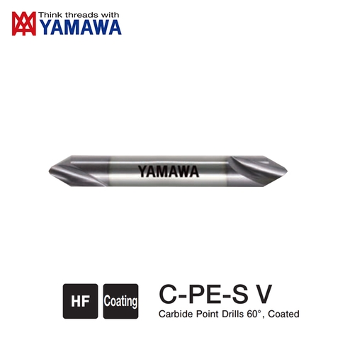 Mũi Khoan Tâm Và Vát Mép Lỗ 60 độ C-PE-S V Yamawa