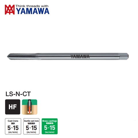 Mũi Taro Carbide LS-N-CT Yamawa Loại Cán Dài Chuyên Gang