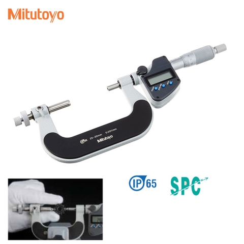 Panme điện tử Mitutoyo 324-251-30 đo bánh răng 0~25mm 0.01mm