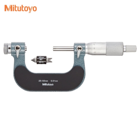 Panme đo ngoài Mitutoyo 126-125 đo ren 0~25mm 0.01mm